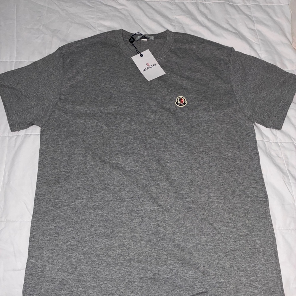 Moncler Classic Gray Short Sleeve Tee